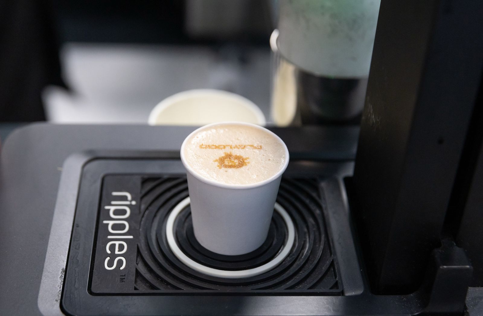 Branded barista hire service - Custom logo coffee for corporate events