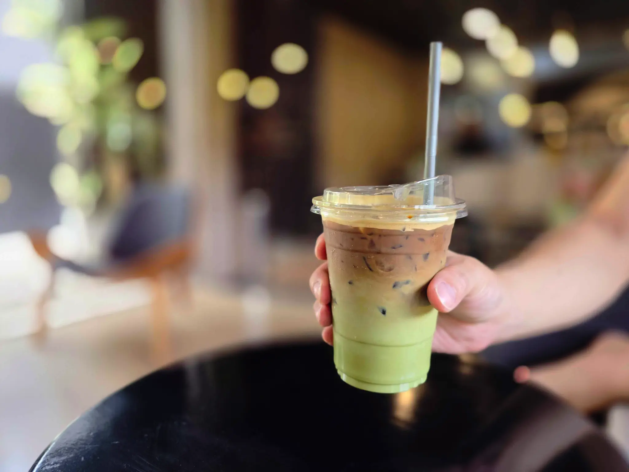 Mobile matcha bar hire - Iced matcha latte perfect for summer events