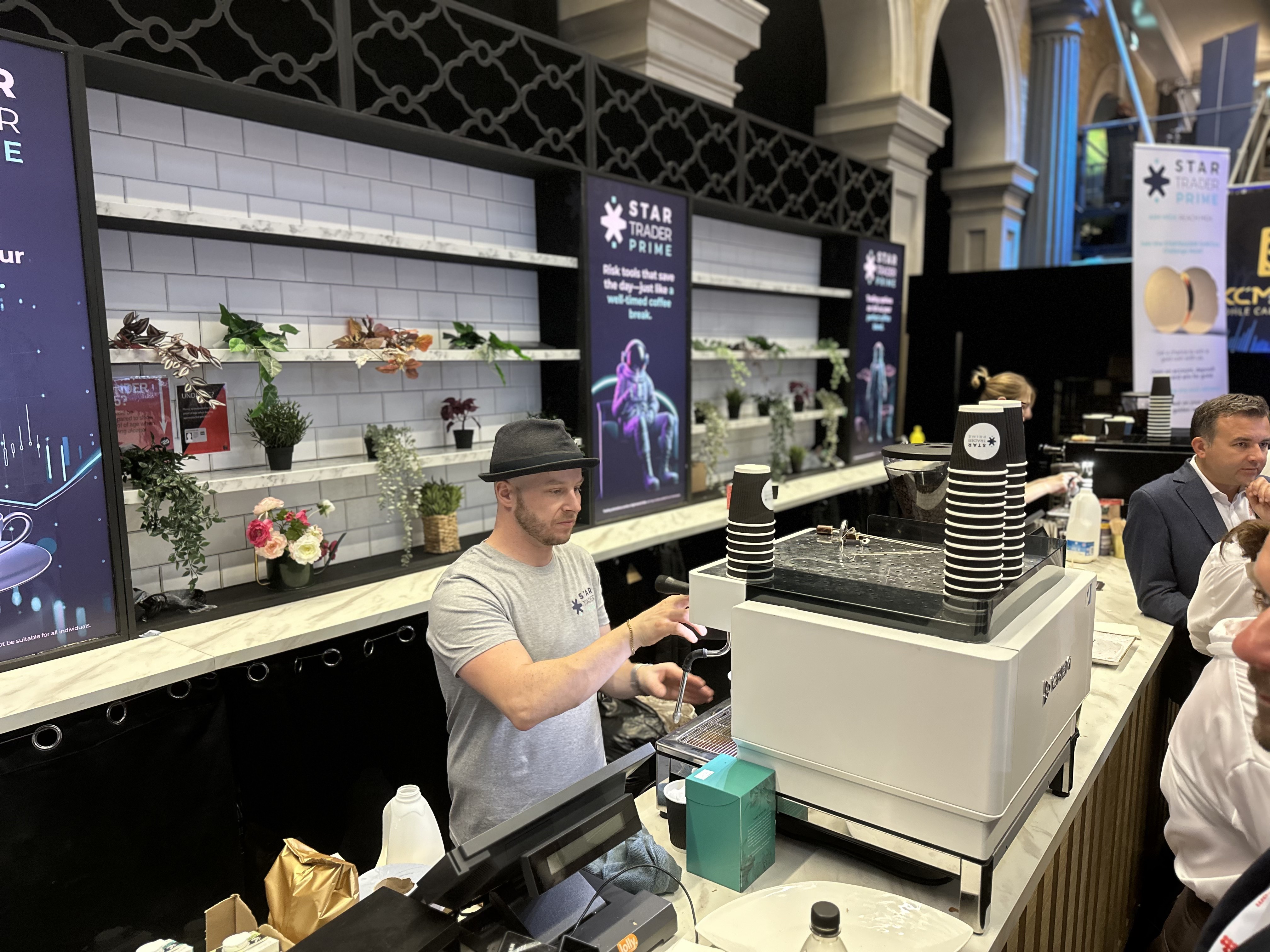 Professional barista team member